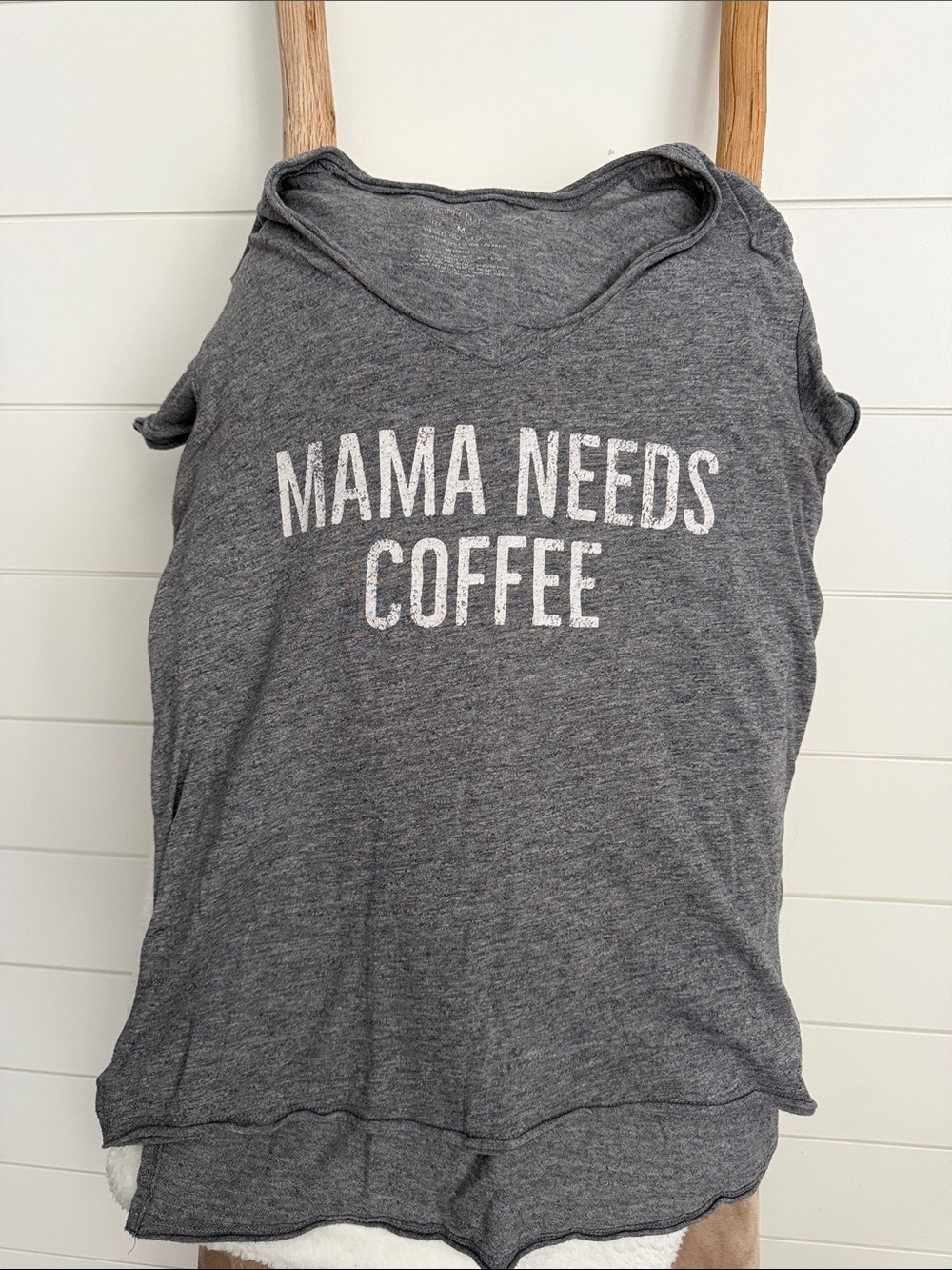 Grayson Threads Gray 'Mama Needs Coffee' Short Sleeve Tee